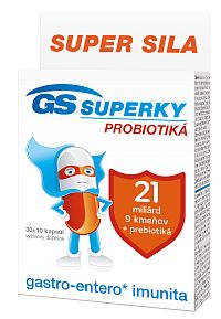 GS Superky probiotika 30+10 kapsúl