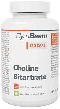 GymBeam Cholín Bitartrát 120 kapsúl