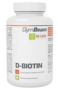 GymBeam D-Biotín 90 kapsúl