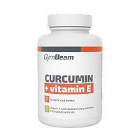 GymBeam Kurkumín + Vitamín E 90 tabliet