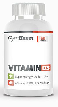 GymBeam Vitamin D3 2000 IU 60 kapsúl