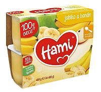 Hami 100% jablko a banán 4 x 100 g