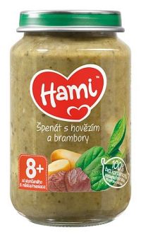 Hami špenát zemiaky a hovädzie 200 g