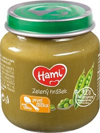 Hami Zelený hrášok prvá lyžička 125 g