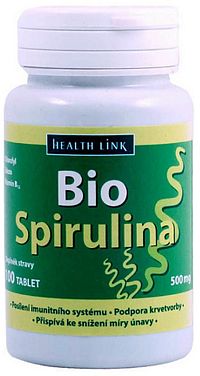 HEALTH LINK BIO Spirulina 100 tabliet