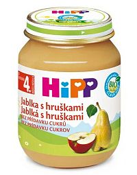 HiPP Ovocie Jablká s hrušami Bio 125 g