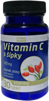 INCA COLLAGEN Vitamín C 500 mg 30 tabliet