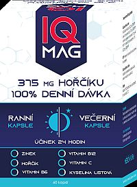 IQ Mag ranní/večerní 60 kapsúl
