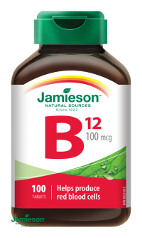 Jamieson Vitamín B12 100 mcg 100 tabliet