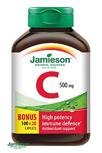 Jamieson Vitamín C-komplex 500 mg 120 tabliet