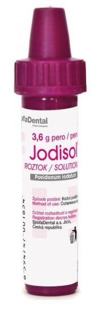 Jodisol dermálny roztok pero 36 g