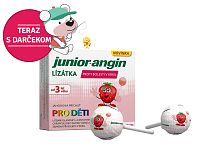 Junior angin lízanky jahoda 8ks
