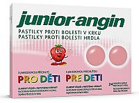 Junior-Angin pre deti Jahoda 24 pastiliek