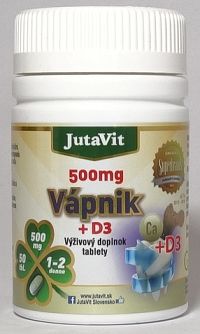 JutaVit Vápnik 500 mg 50 tabliet