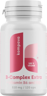 Kompava B-complex Extra+B6 B12 120 kapsúl
