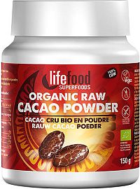 Lifefood Kakaový prášek nepražený BIO RAW 150g