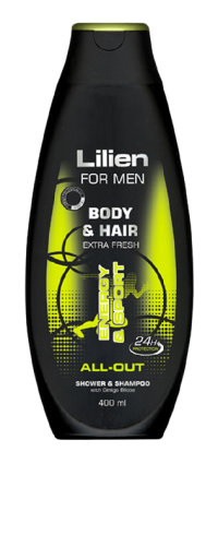 Lilien All-Out Men sprchový gél 400 ml