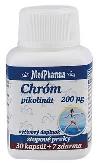 MedPharma Chrom pikolinát 200 mg 37 kapsúl