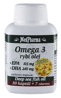 MedPharma Omega 3 rybí olej Forte tabliet 37