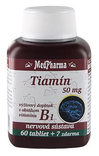 MedPharma Thiamin vitamin B1 50 mg 67 tabliet