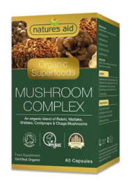 Natures Aid Organic Mushroom Complex 60 kapsúl