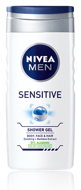 Nivea Men Sensitive sprchový gél 250 ml