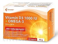 Noventis Vitamín D3 1000 IU + Omega-3 60 ks