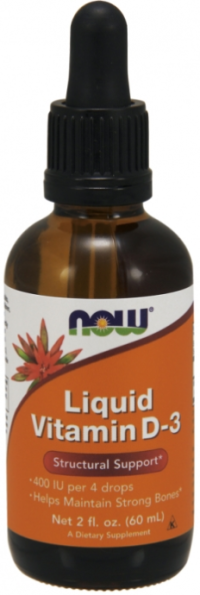 Now Foods Vitamín D3 60 ml