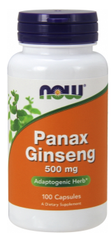 Now Ženšen 500 mg 100 tabliet