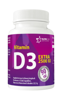 Nutricius Vitamín D3 EXTRA 2500IU 90 tabliet
