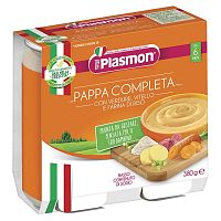 PLASMON s teľacím a ryžou 2x190 g