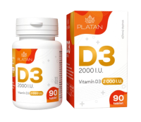 Platan Vitamín D3/2000 IU 90 tabliet