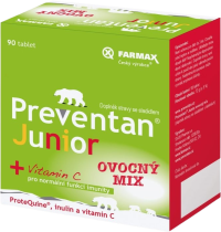 Preventan Junior ovocný mix 90 tabliet