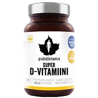 PUHDISTAMO Super Vitamin D 4000 iu 60 kapslí