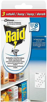 Raid Proti potravinovým moliam 3 ks