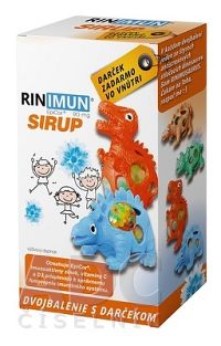 RINIMUN sirup 2 x 120 ml + darček Rinimusaurus