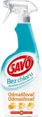 Savo Bez chloru odmašťovač 700 ml