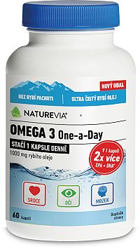 Swiss NatureVia Omega 3 One a Day 60 kapsúl