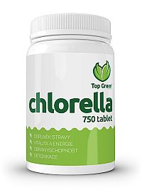 Top Green Chlorella tabliet 750 ks