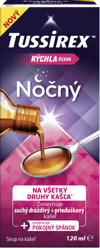 TUSSIREX Nočný sirup 120 ml