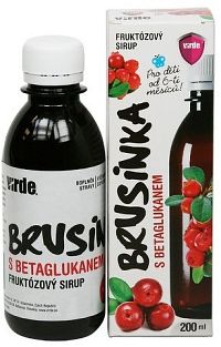 Virde Brusnica sirup s betaglukany 200 ml