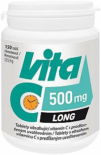 VITABALANS VITA C LONG 500 mg 150 tabliet