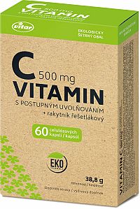 VITAR VITAMÍN C 500 mg + rakytník 60 kapsúl