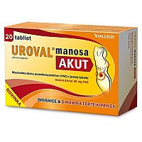 Walmark Uroval Manosa akut 20 tabliet