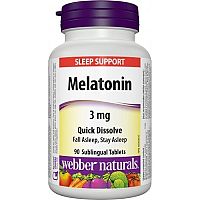 Webber Naturals Melatonin 3 mg 90 tabliet