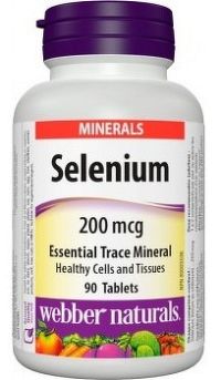 Webber Naturals Selén 200 mcg 90 tabliet