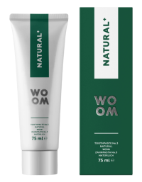 WOOM Zubná pasta NATURAL + 75 ml