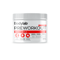 Bodylab Preworkout 200 g modrá malina