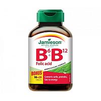 Jamieson Vitamín B6 + B12 + Folic Acid 110 tab