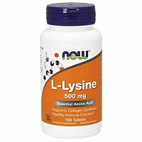 NOW Foods L-Lysine 100 tab.